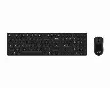 Kit Teclado Y Mouse Msi Forge K210 Wireless, Mecanico, Inalambrico, 1600 Dpi, Ingles, Negro